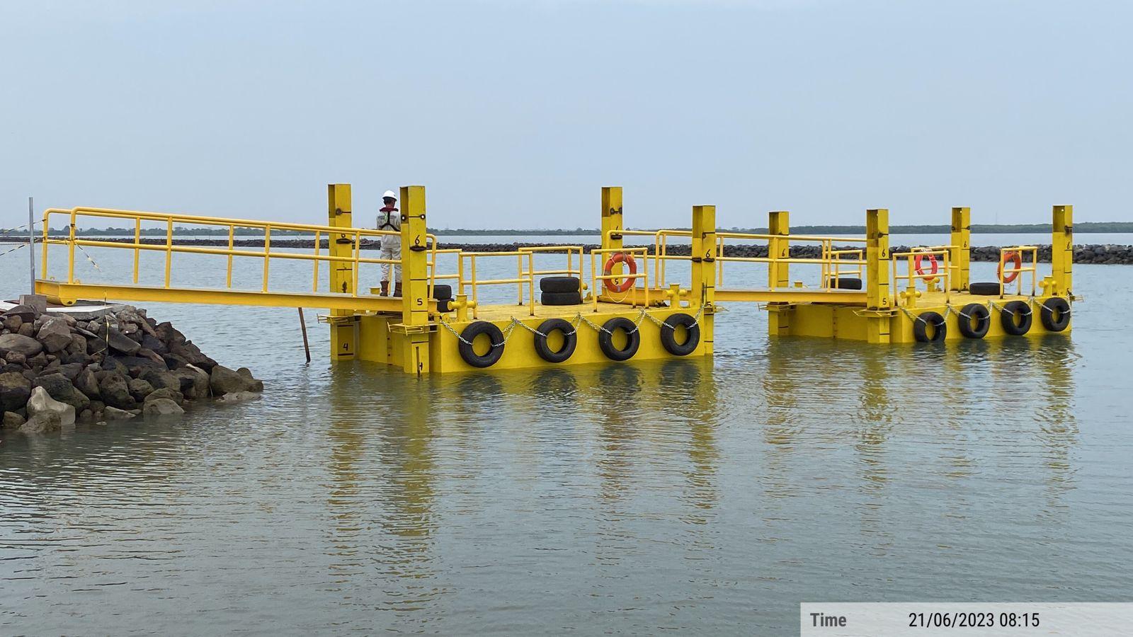 Design and Construction of the Self-Elevated Passenger Jetty at Patimban: Challenges, Methods, and Solutions