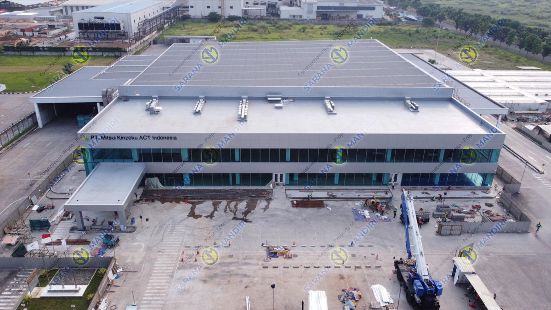 Reconstruction Project at Mitsui Kinzoku ACT Indonesia maincont Tokyu Construction and subcont Sarana Mandiri sister company from nusa utama konstruksi